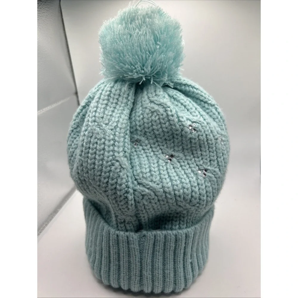 Disney Lilo & Stitch Beanie Hat Girls Blue‎
